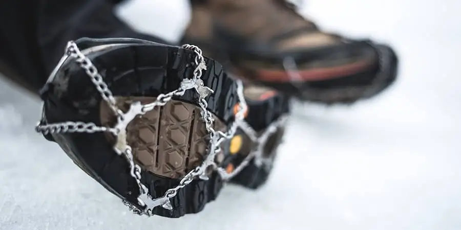 It would be best if you had a crampon for secure travel in ice and snow.