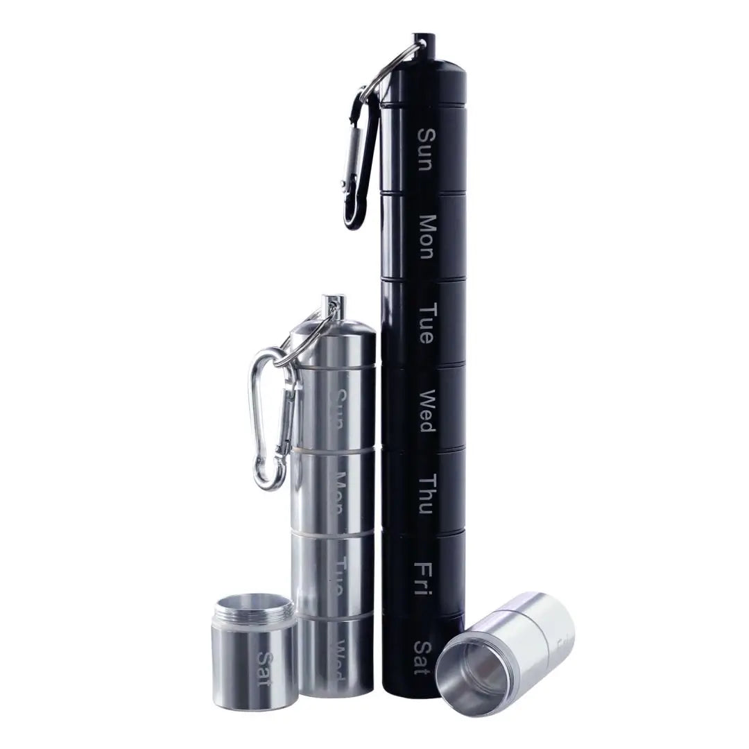 WildernessRx 7-Day Waterproof Pill Organizer for Travel
