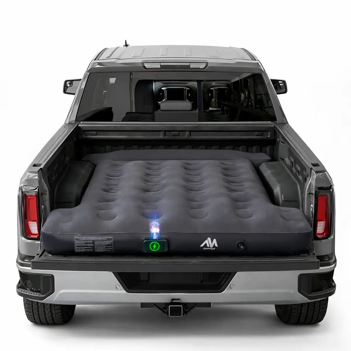 VEVOR Luchtmatras voor vrachtwagenbed, volledig formaat van 183 tot 198 cm, opblaasbaar campingmatras met luchtpomp, compatibel met Chevrolet Silverado, Dodge Ram, Ford 150/250/350