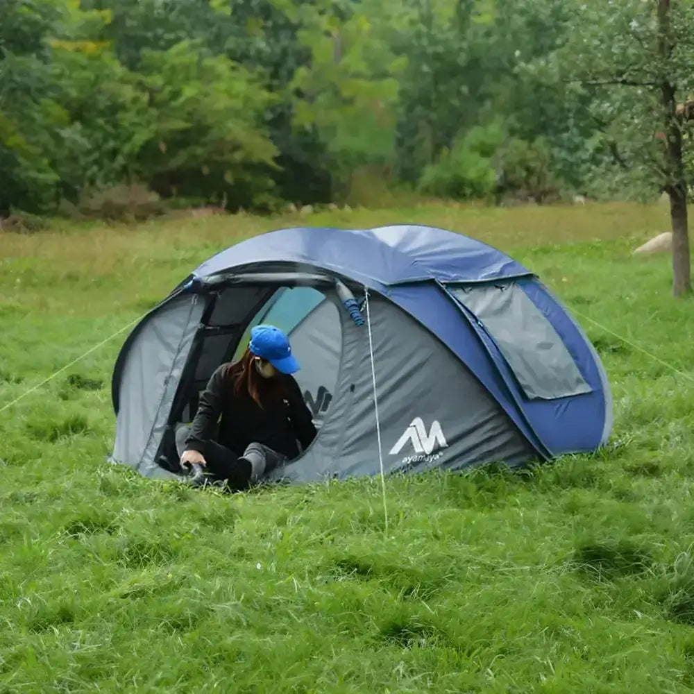 Adobe 2–3P Stargazing Pop-Up Tent – Quick Setup, Skylight, Dual Entry