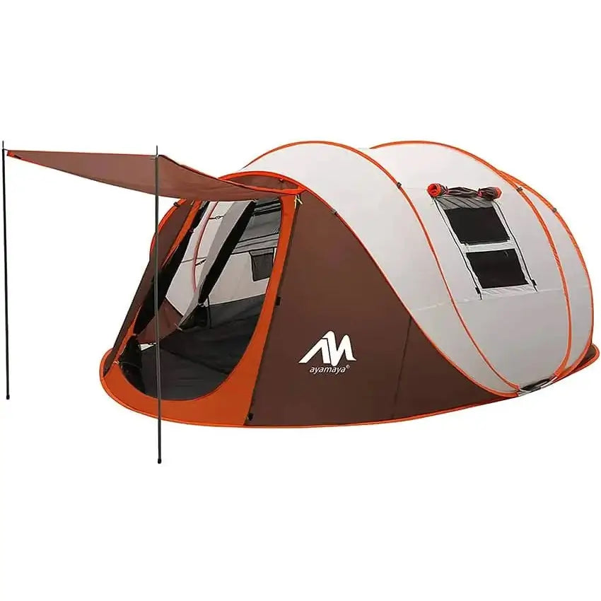 Adobe XL Pop-Up Family Camping Tent, Double-Layer Design, Sleeps 4–6
