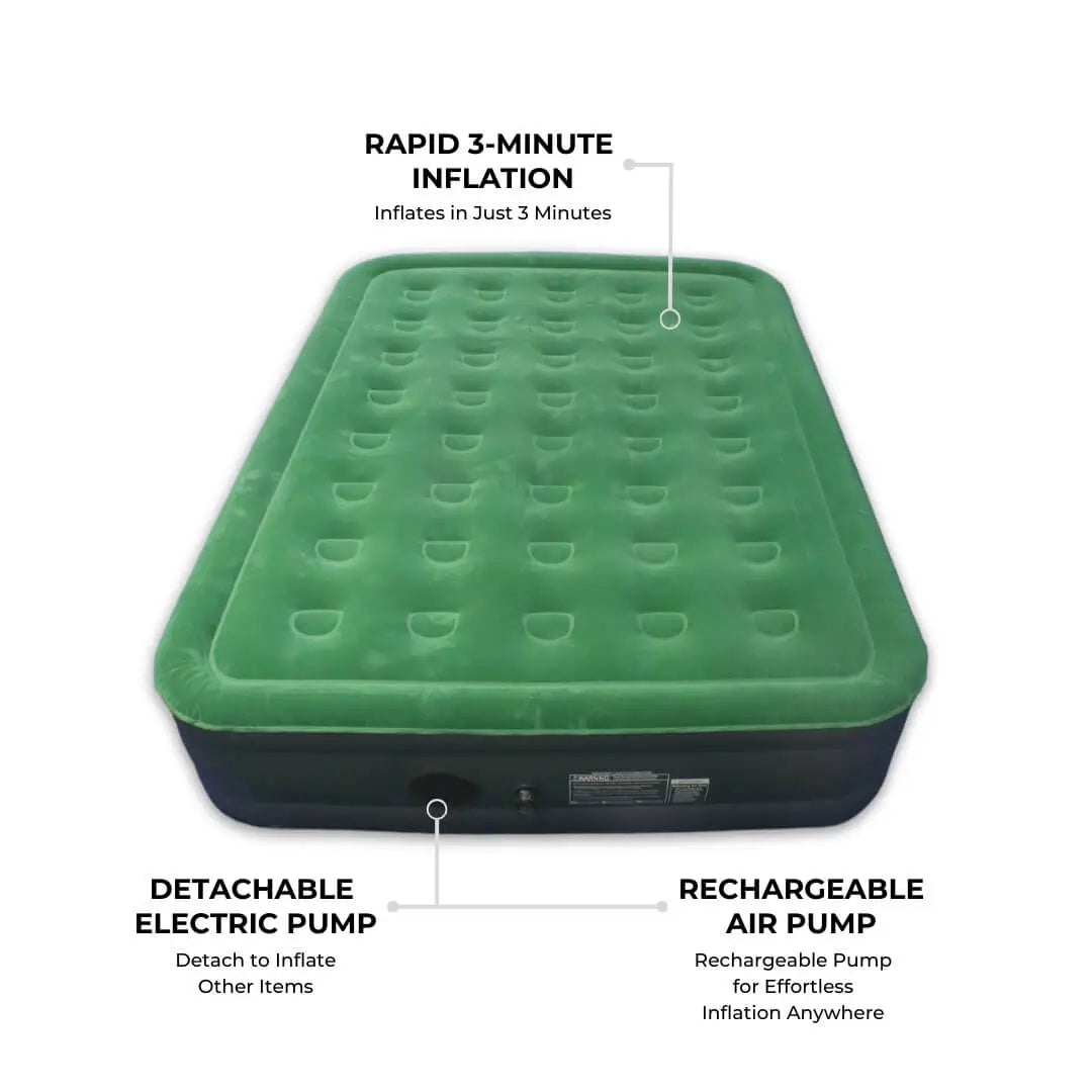 Ayamaya Nature Nest Air Mattress with Built-In / Detachable Pump