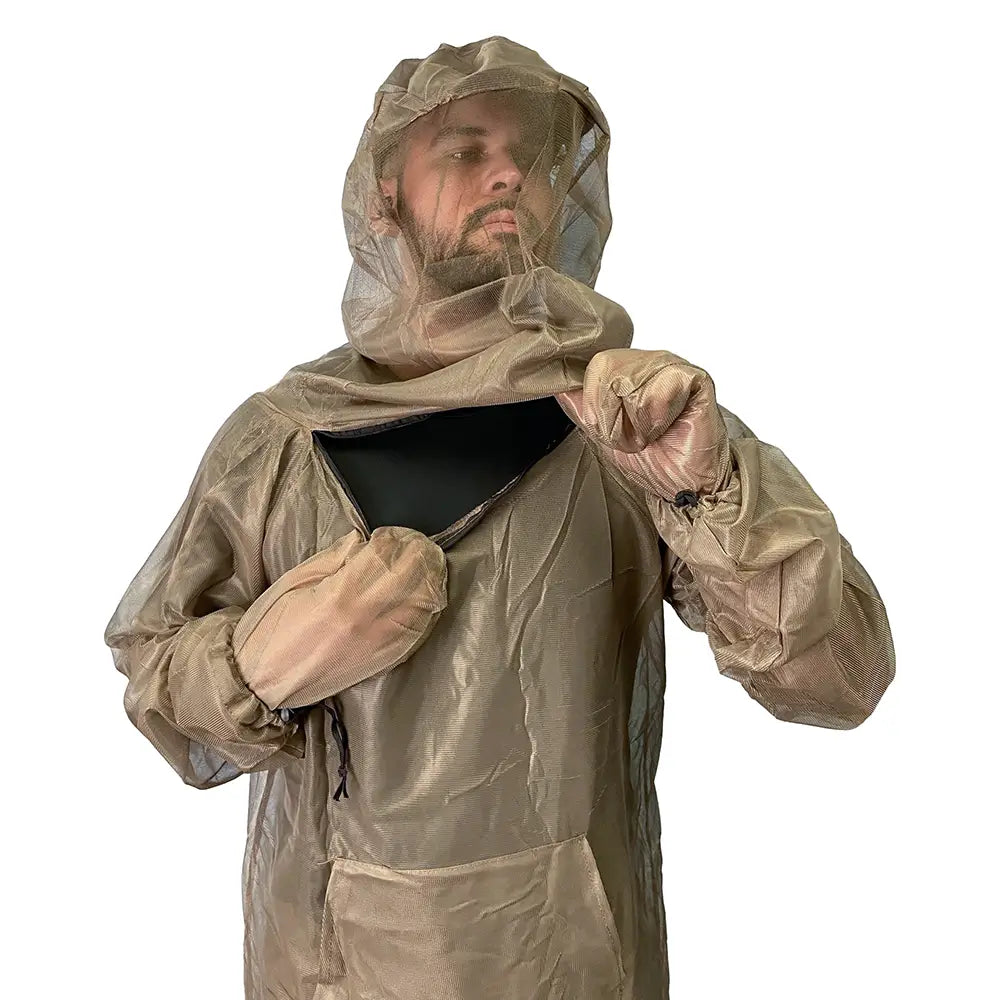 Ayamaya 4-Piece Mosquito Net Bug Suit – Breathable Full Body Insect Protection for Outdoor Adventure (Unisex S/M to XXL)