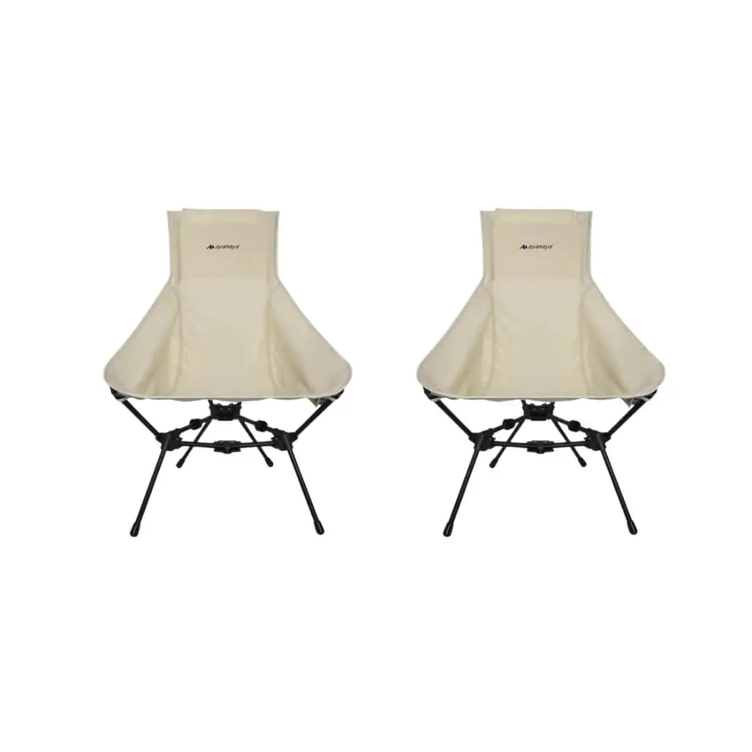 Ayamaya Everest Lounger High Back Camping Chair – Lightweight Portable Folding Chair, 330 lb Capacity, 7075 Aluminum Frame