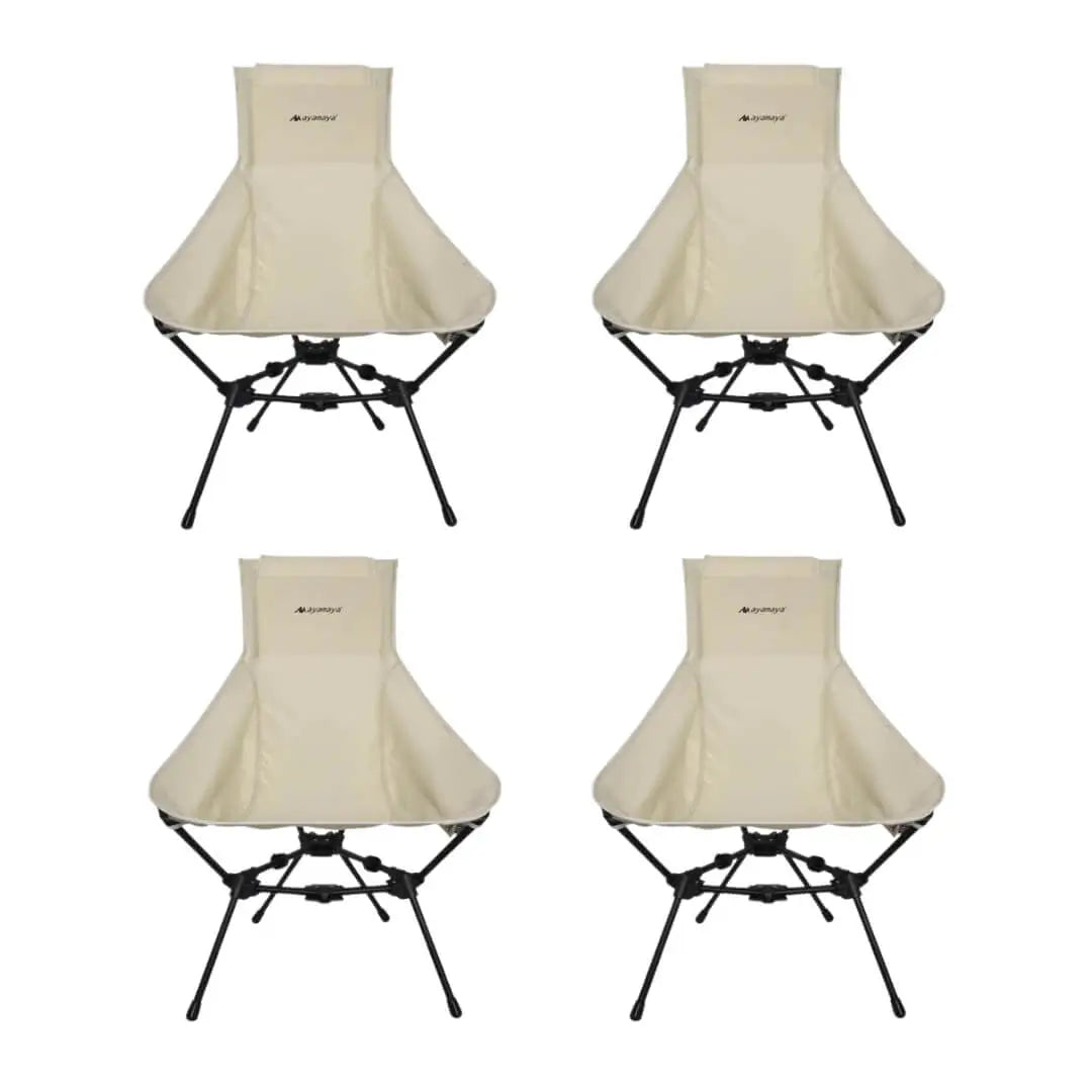 Ayamaya Everest Lounger High Back Camping Chair – Lightweight Portable Folding Chair, 330 lb Capacity, 7075 Aluminum Frame