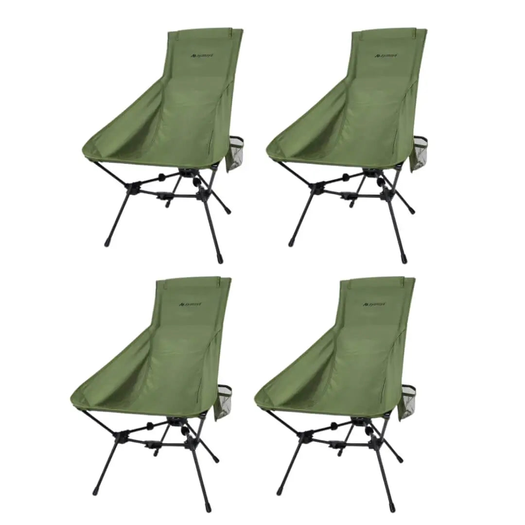 Ayamaya Everest Lounger High Back Camping Chair – Lightweight Portable Folding Chair, 330 lb Capacity, 7075 Aluminum Frame