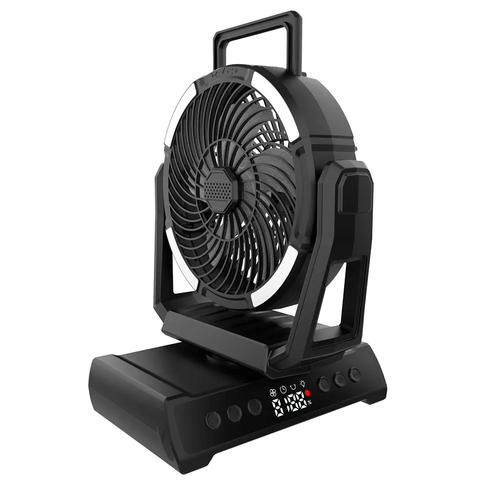 Ayamaya Camping Fan with Light & Power Bank – Ultra-Quiet, 9 Speeds, Remote, 20,000mAh or 40,000mAh Battery