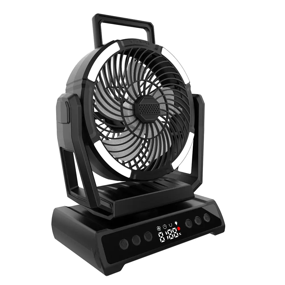 Ayamaya Camping Fan with Light & Power Bank – Ultra-Quiet, 9 Speeds, Remote, 20,000mAh or 40,000mAh Battery