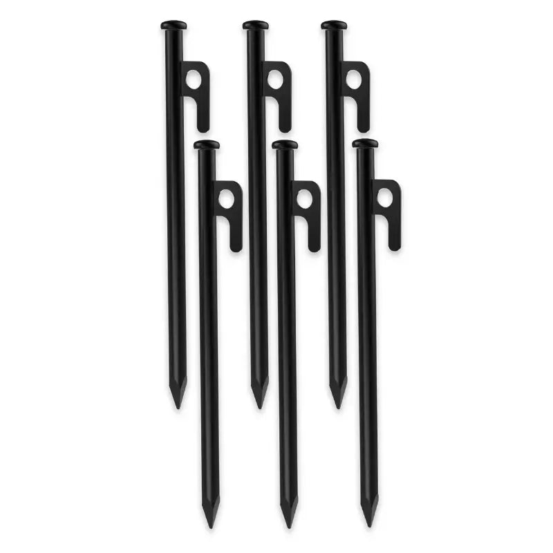 metal stakes for tents Ayamaya AnchorPoint Forged Steel Tent Stakes 10in / 12 Pack