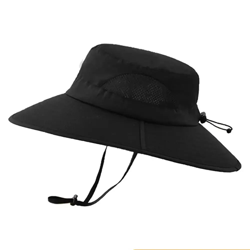 Wide Brim Sun Hat UPF 50+ Waterproof Breathable Bucket Hat for Men & Women – Fishing, Hiking, Camping