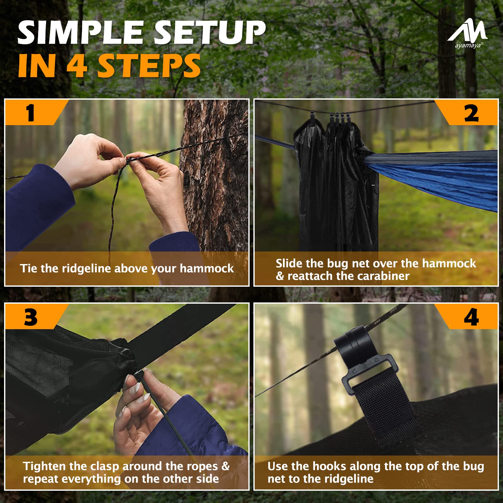 InsectShield Hammock Mosquito / Bug Net