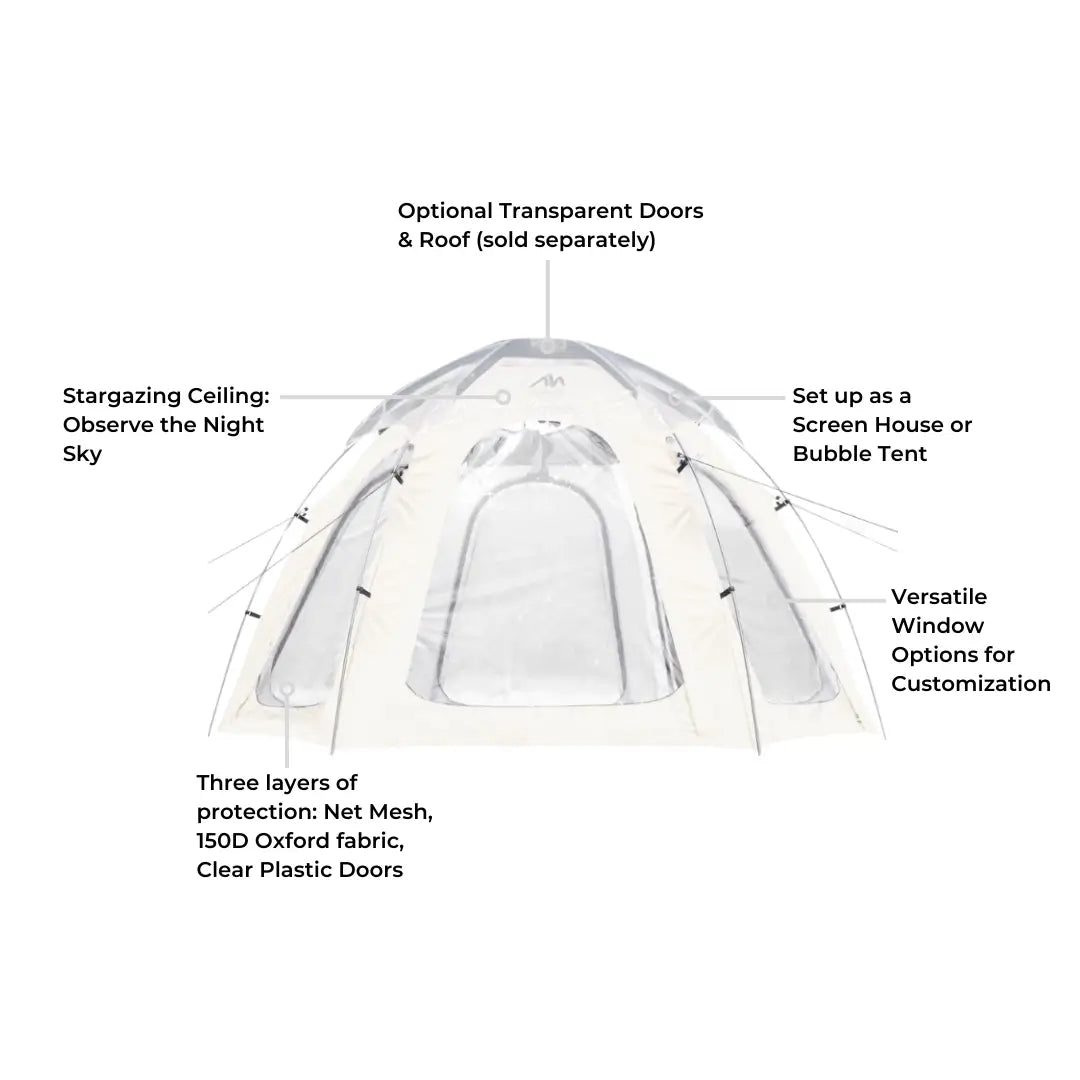Nucleus Hexagon Dome Tent 4-6P