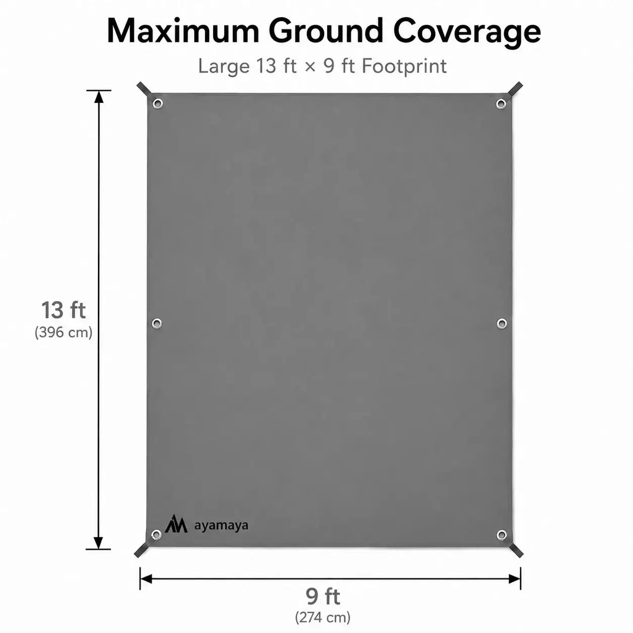 TerraShield Tent Footprint & Camping Tarp – Waterproof Groundsheet (Multi-Size)