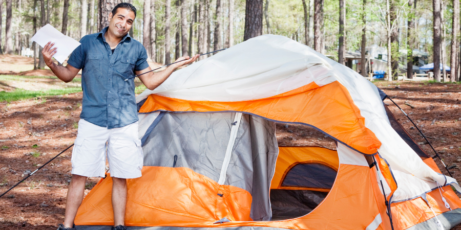 HOW TO FOLD A POP UP TENT