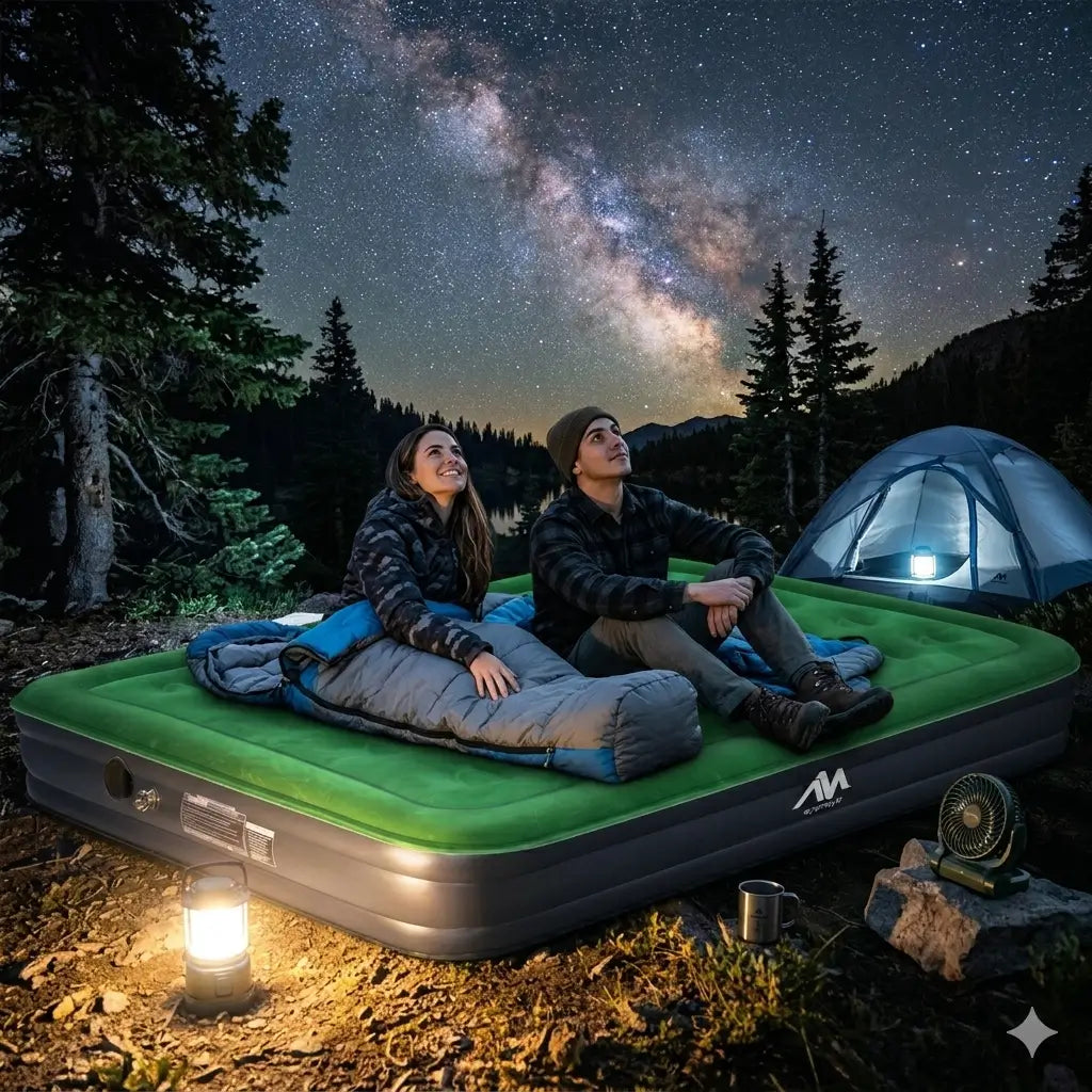 Ayamaya Nature Nest Air Mattress with Built-In / Detachable Pump