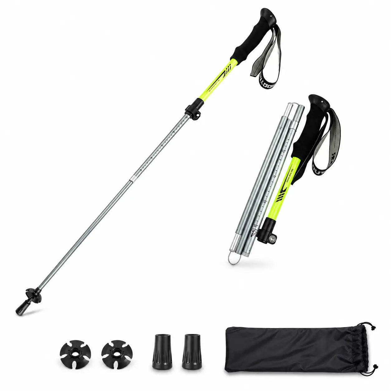 Collapsible Trekking Poles – Lightweight Folding Hiking Poles