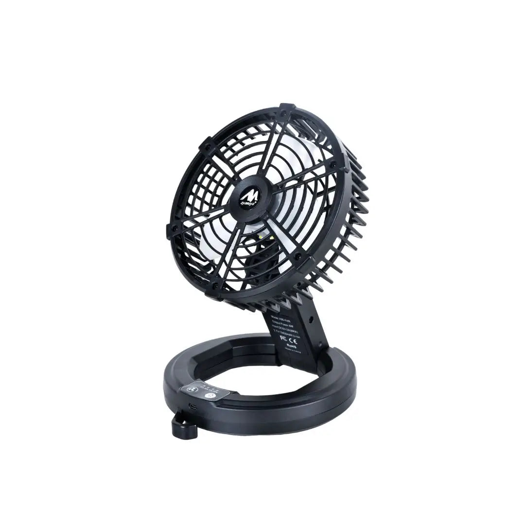 AeroChill Rechargeable Hanging Fan with Built-in Light