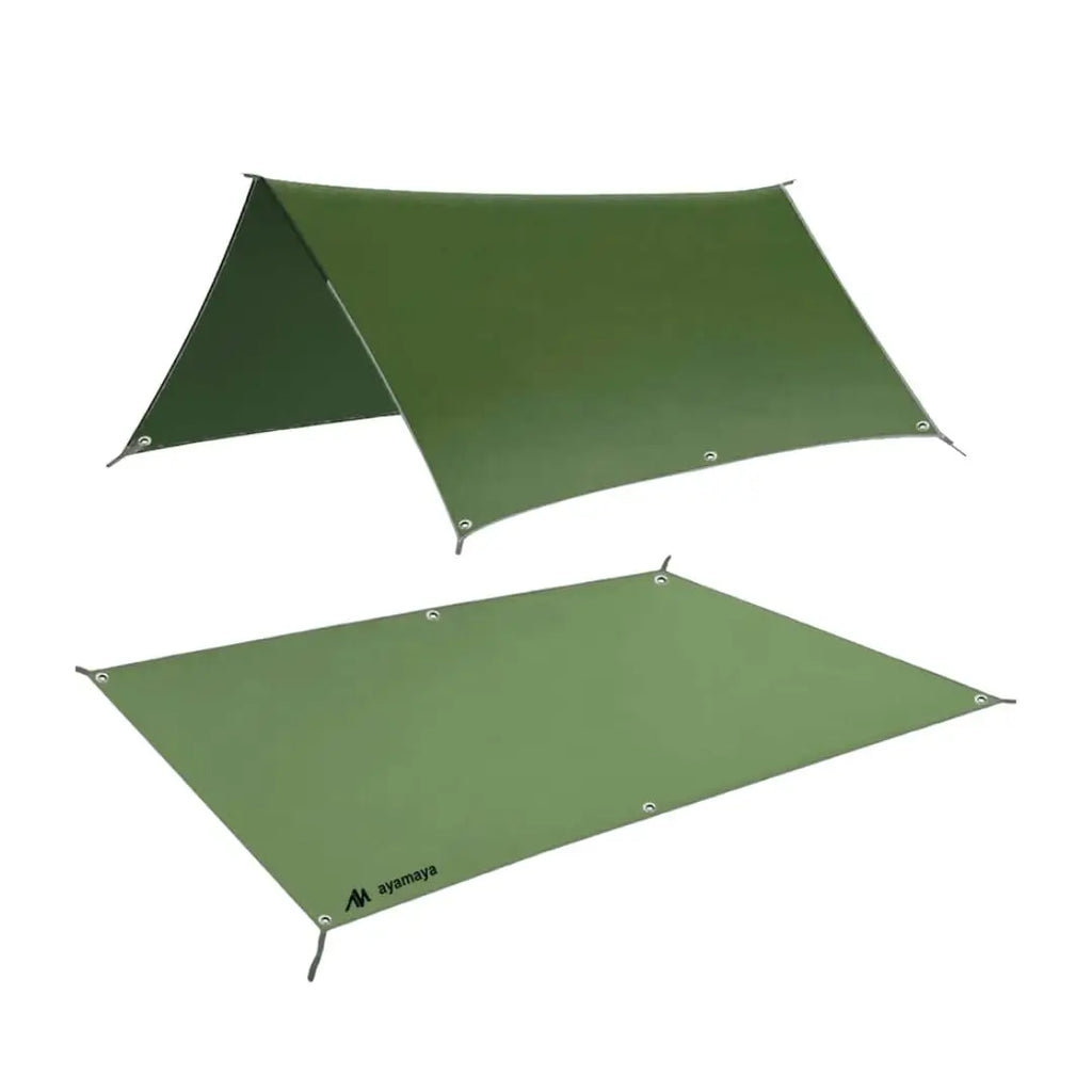 atstumai tarp tasku TerraShield Tent Footprint & Camping Tarp – Waterproof Groundsheet (Multi-Size)
