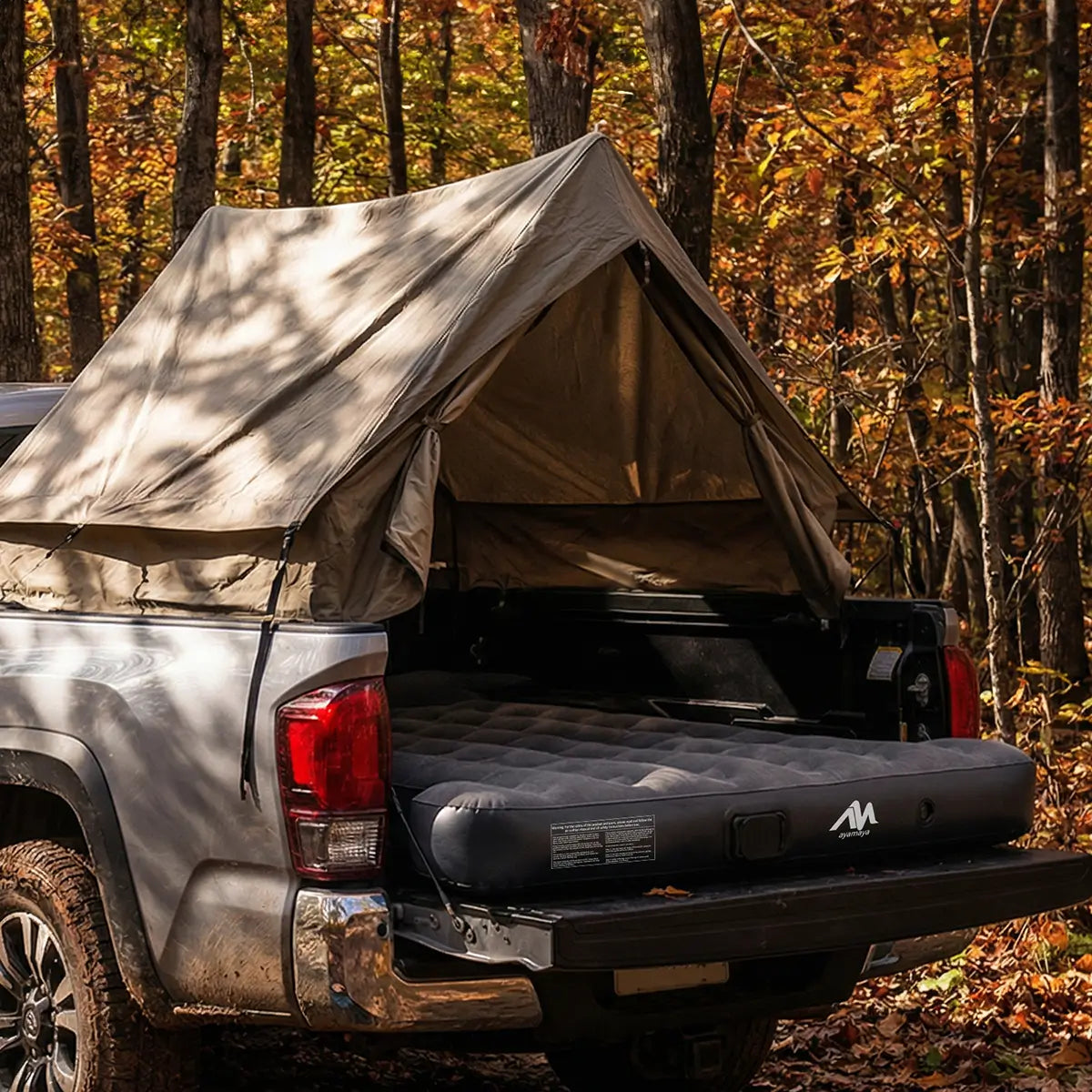 Ayamaya Truck Bed Air Mattress – BaseCamp Series for Full-Size Pickup Truck Camping (5.8FT & 6.5FT)