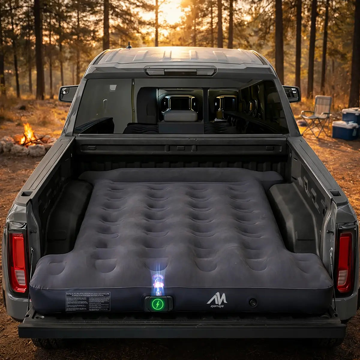 Ayamaya Truck Bed Air Mattress – BaseCamp Series for Full-Size Pickup Truck Camping (5.8FT & 6.5FT)