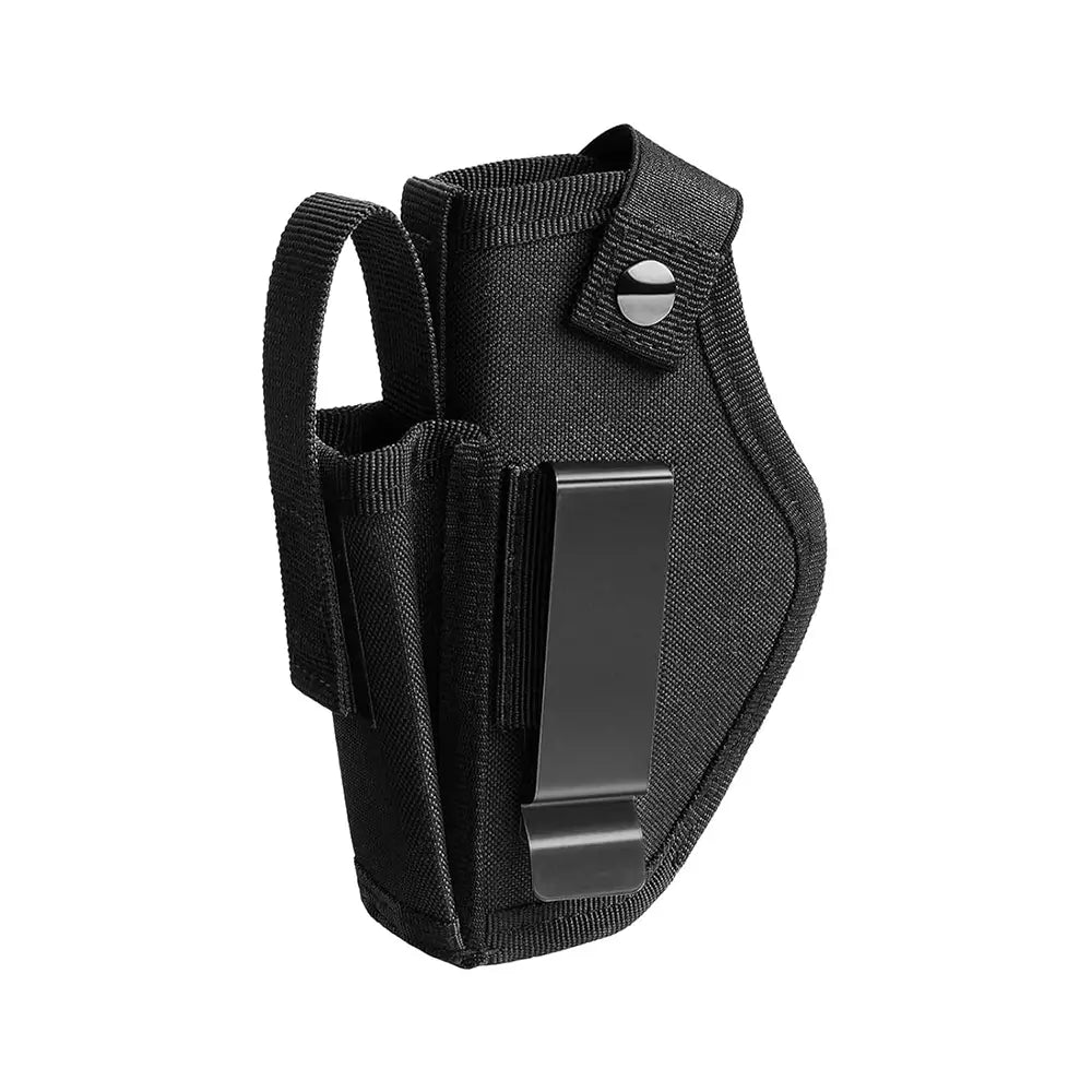 Universal Gun Holster for Concealed Carry – Pistol Holster with Mag Pouch, Ambidextrous Design, Fits Glock, Sig Sauer, S&W, 1911, and More – IWB/OWB Waistband Holster for Men and Women