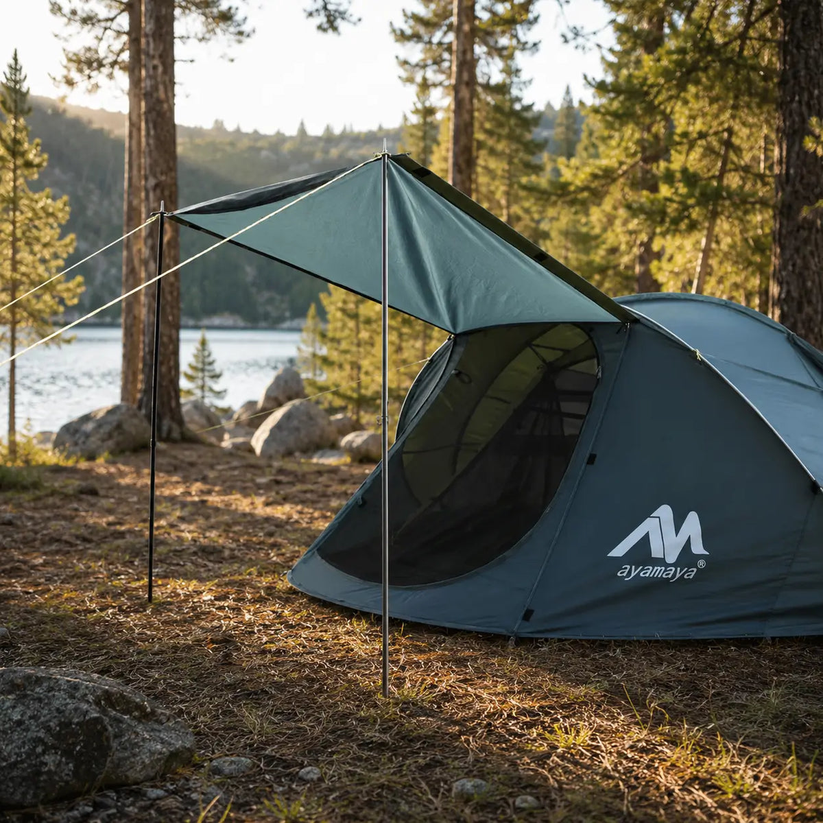 Ayamaya Vestibule Poles for Pop-Up Camping Tents
