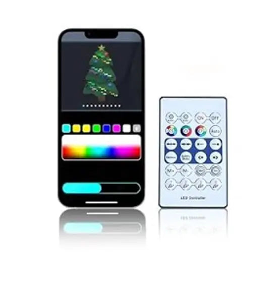 Ayamaya Christmas Tree Lights, 160 Multicolor LED, 6.6FT x 8 Strands with 24 Modes