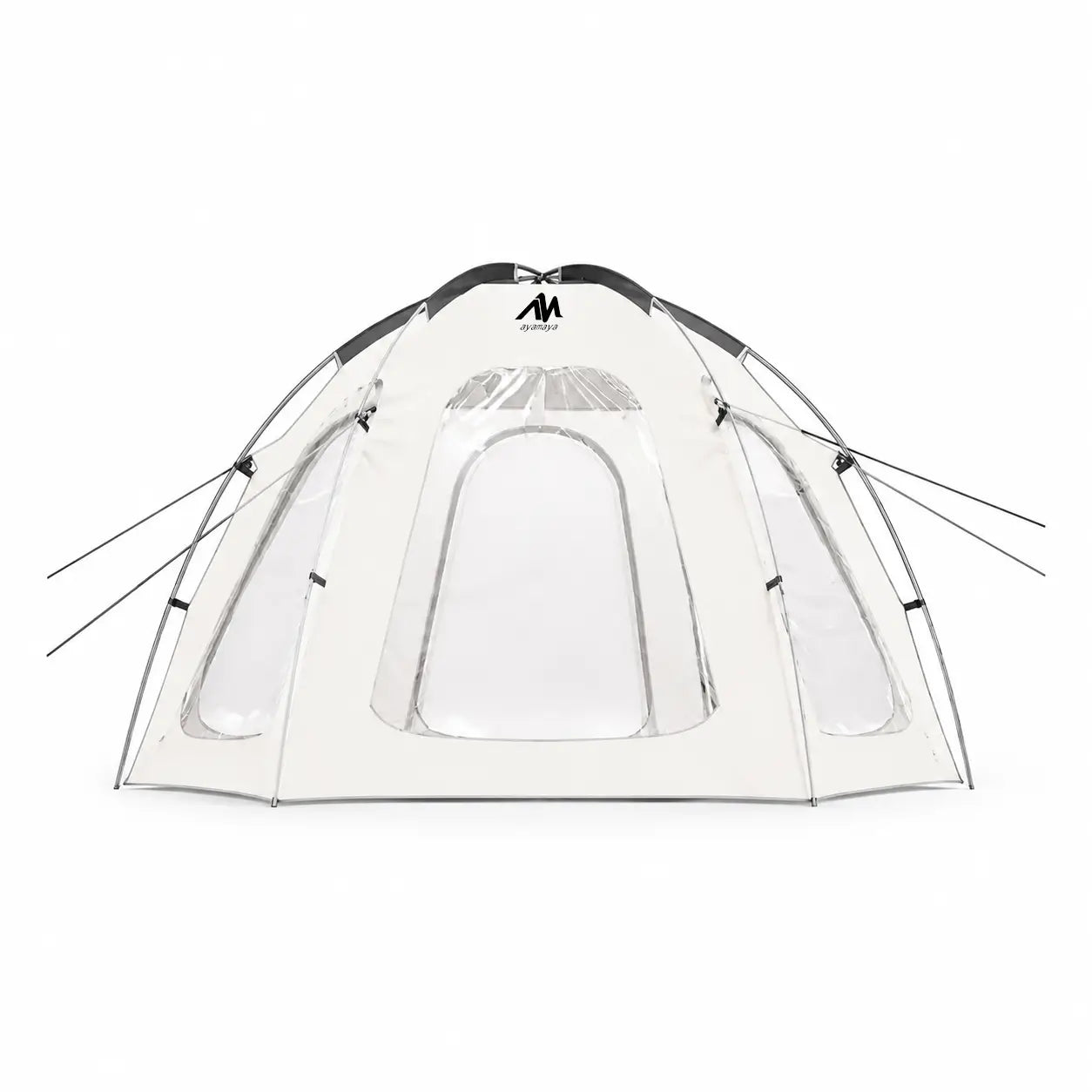 Ayamaya Nucleus Hexagon Dome Tent 4–6 Person – 360° View Shelter with Clear Windows & Dome Roof