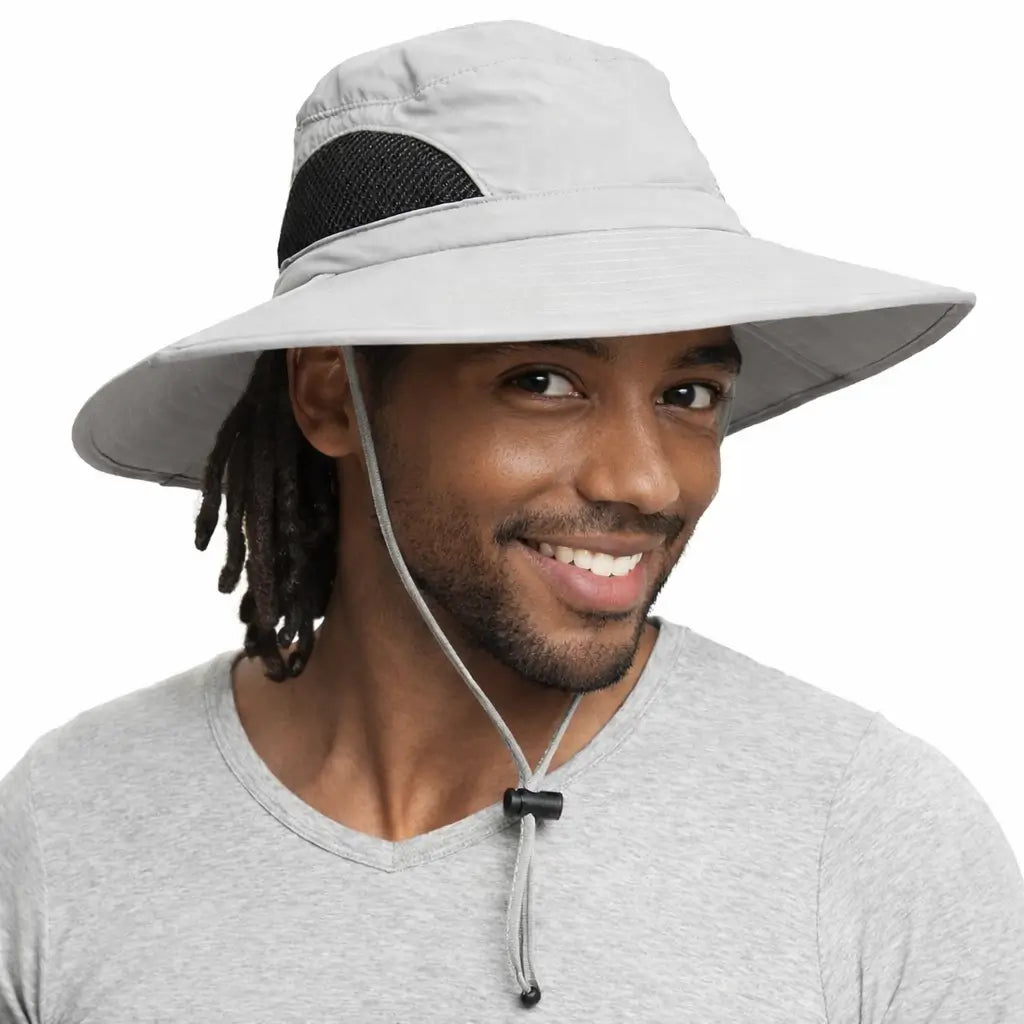 Wide Brim Sun Hat UPF 50+ Waterproof Breathable Bucket Hat for Men & Women – Fishing, Hiking, Camping