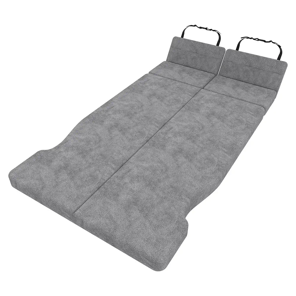 Foam Camping Mattress for Tesla Model Y – 2.4" Memory Foam with Ice Silk Sheet, Head Support & Storage Bag – Foldable Road Trip Bed