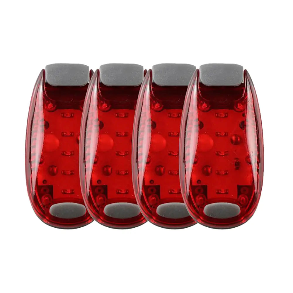 RedGuard Night Safety Light – Waterproof Clip-On LED (4-Pack) for Running, Cycling & Hiking