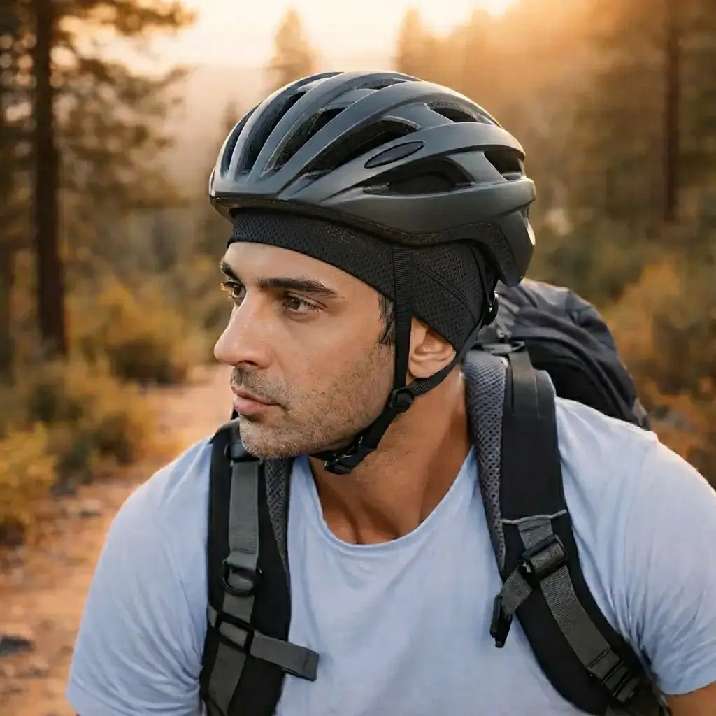 Ayamaya Cooling Skull Cap – Quick-Dry Breathable Helmet Liner Beanie for Cycling, Running & Hard Hat Use