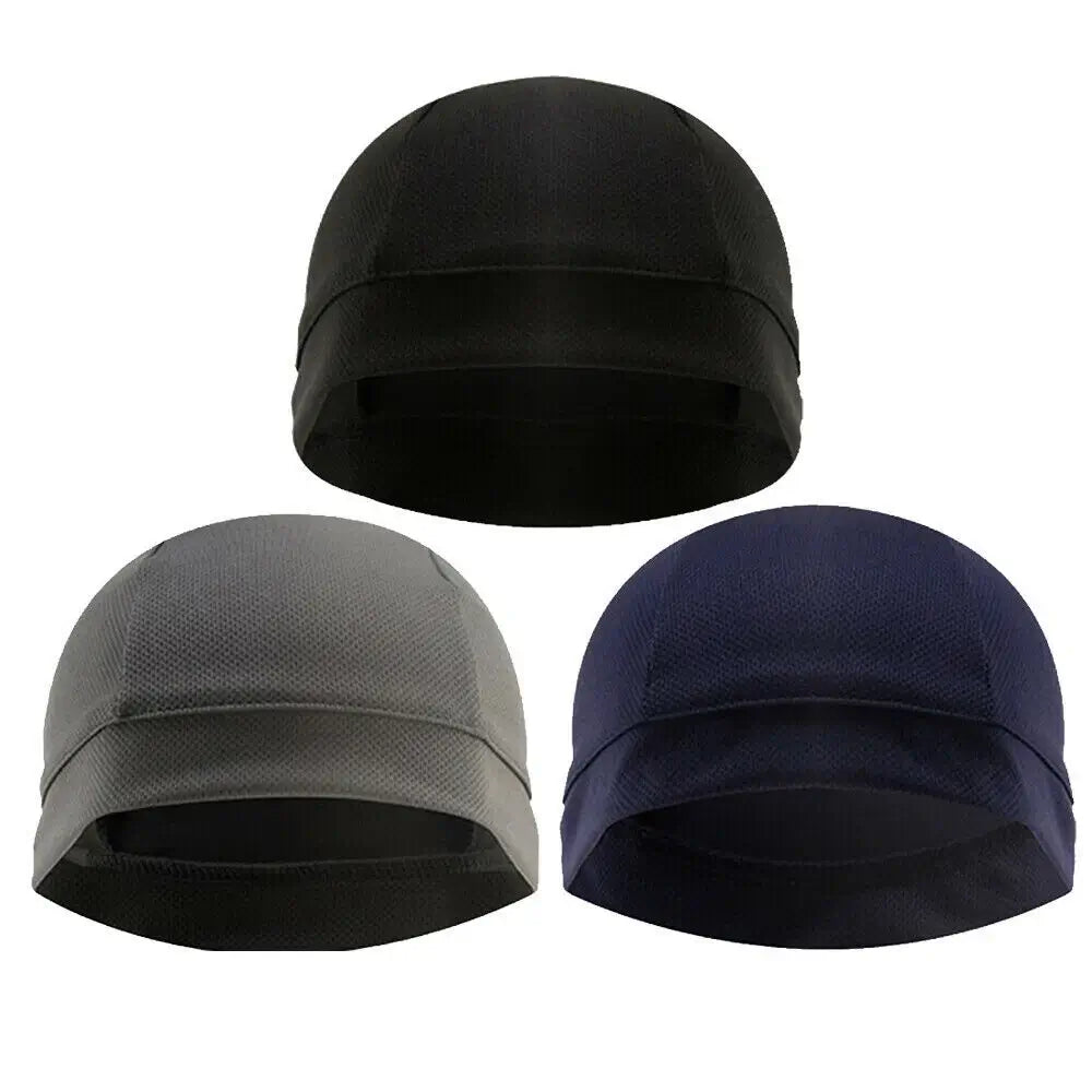 Ayamaya Cooling Skull Cap – Quick-Dry Breathable Helmet Liner Beanie for Cycling, Running & Hard Hat Use
