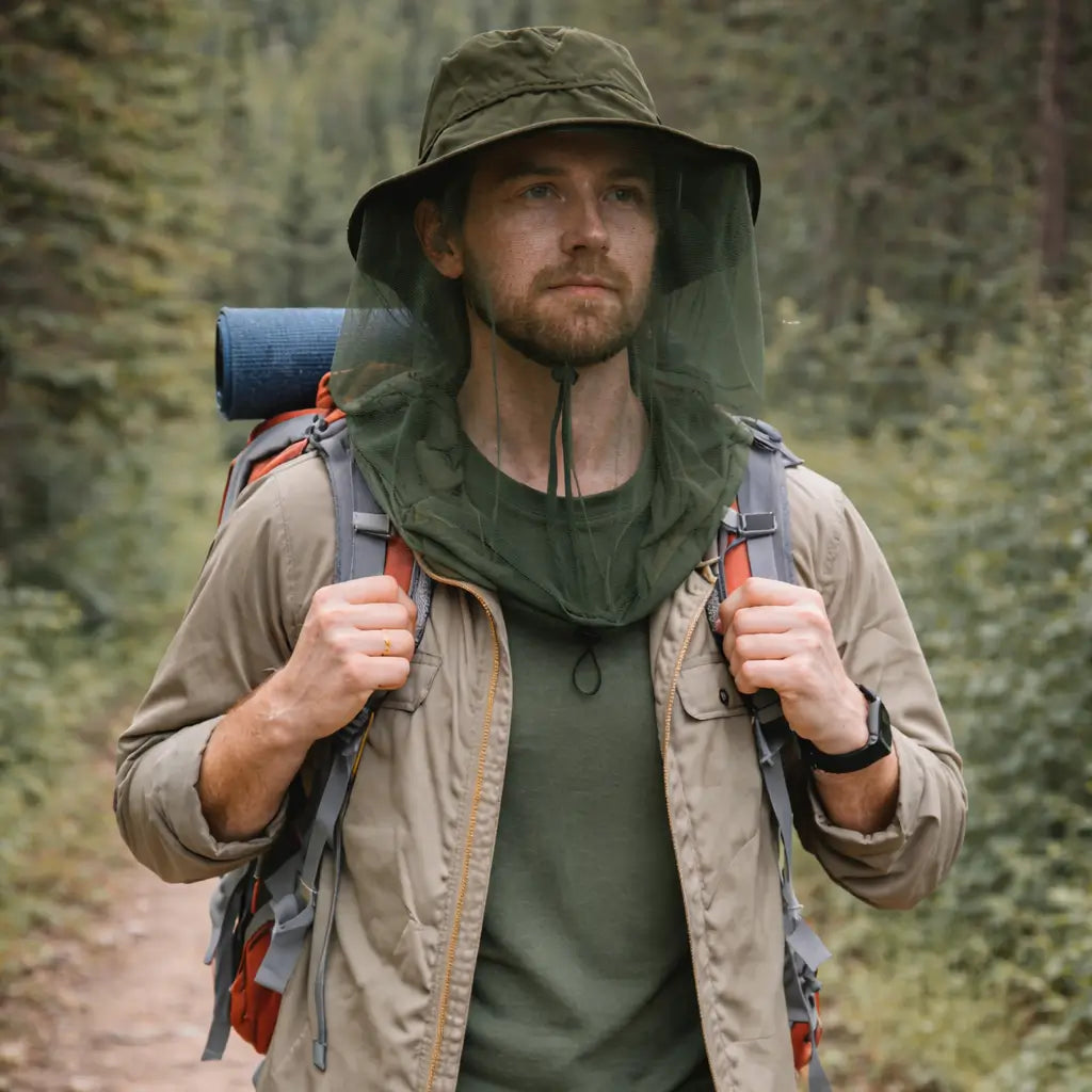 Mosquito Net Hat – Safari Bug Protection for Hiking & Camping