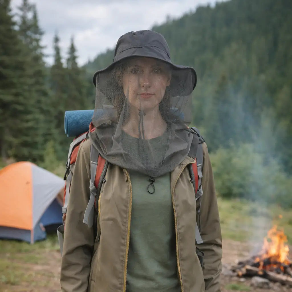 Mosquito Net Hat – Safari Bug Protection for Hiking & Camping