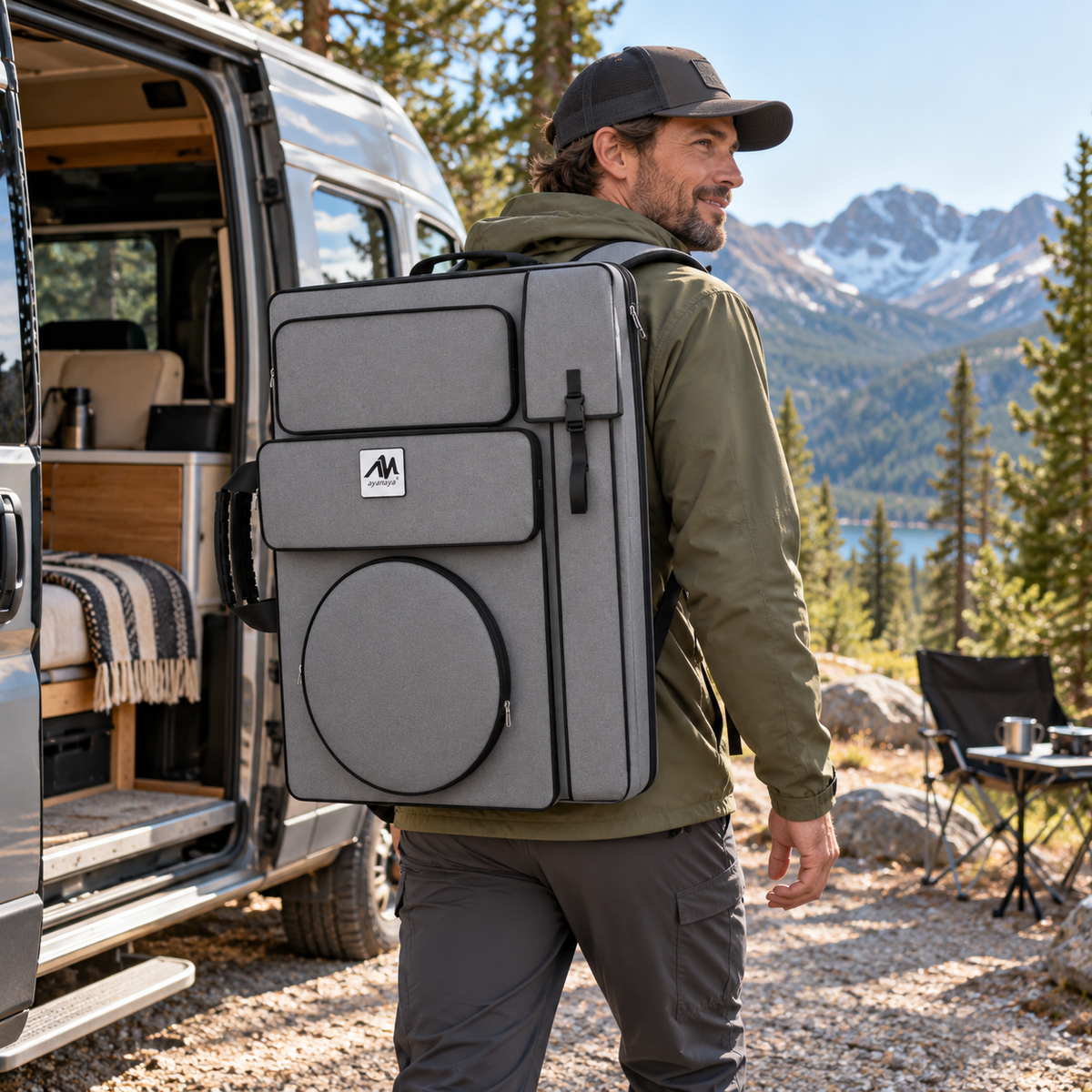 Ayamaya Starlink Gen 3 Backpack Carrying Case – Standard 4 Compatible