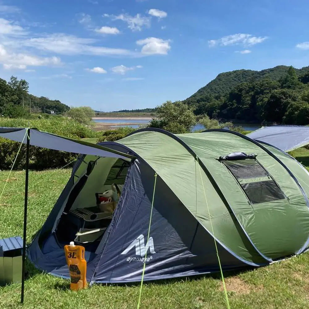 Venturi 2-Door Double Layer Pop-Up Camping Tent for 4–6 People